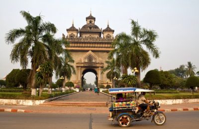 Một góc thủ đô Vientiane, Lào. (Nguồn: NYTimes)