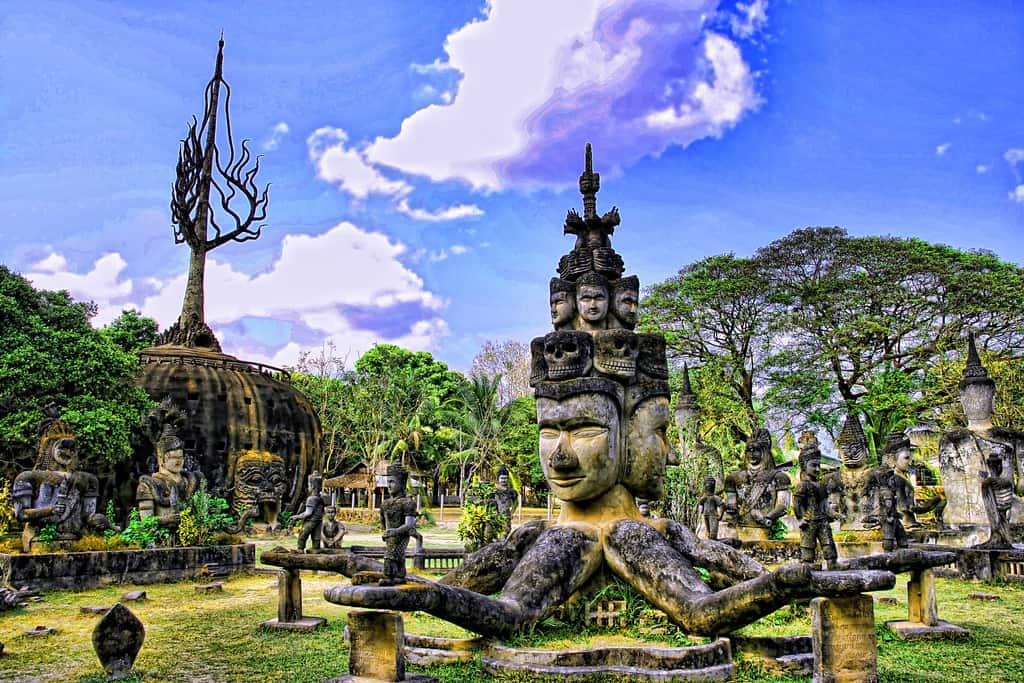 Buddha Park in Laos.