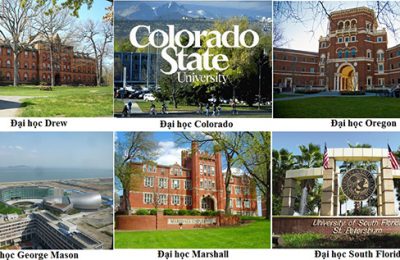 Các trường đại học nổi tiếng tại Mỹ.